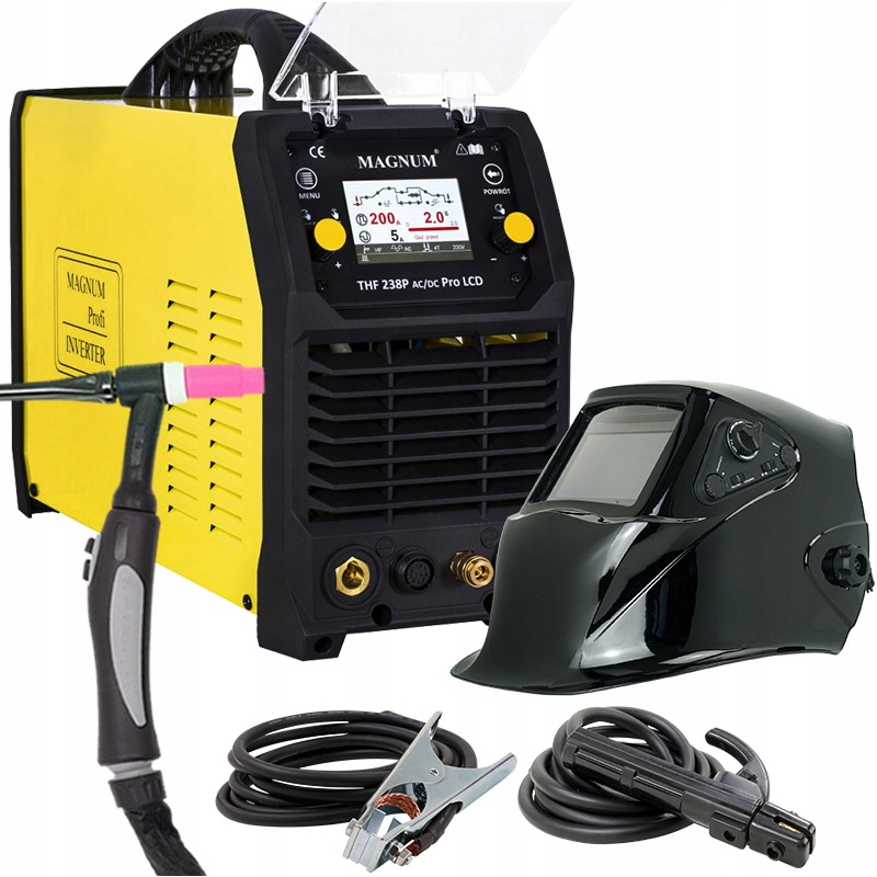 Invertorový zvárací stroj Magnum TIG MAGNUM THF 238 PRO LCD XRS6 5-200 A